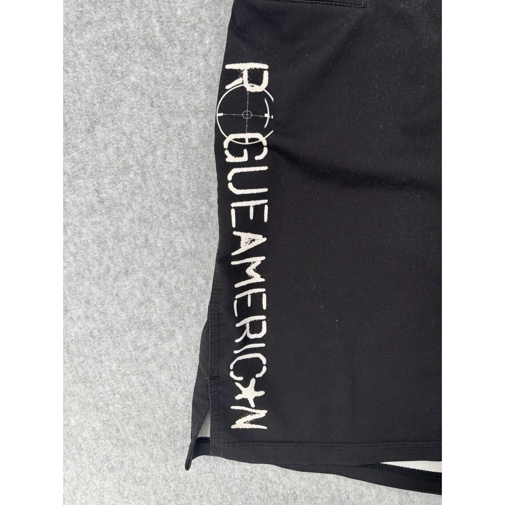 Rogue American Board Shorts Mens Black Skull Headdress Made USA 32 Waist